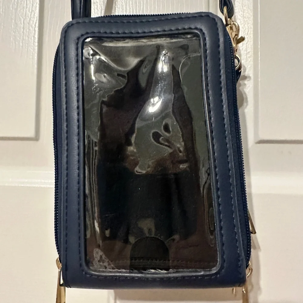 Navy Blue Phone Wallet Case
